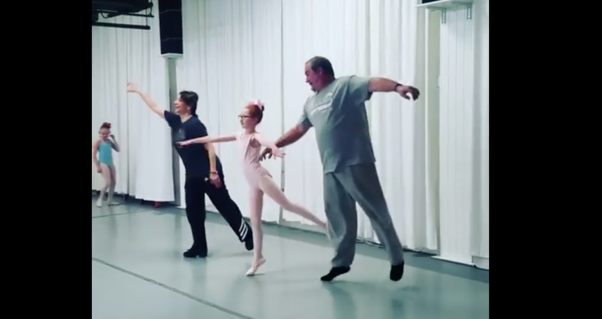 Watch These Dads Absolutely Crush It At Daddy Daughter Ballet Class Faithwire 