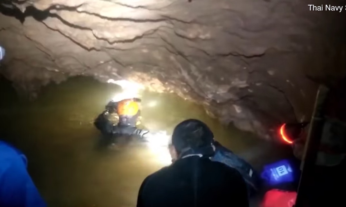 Stunning Footage Of Thai Cave Rescue Released As Its Revealed Water Pumps Failed Just After