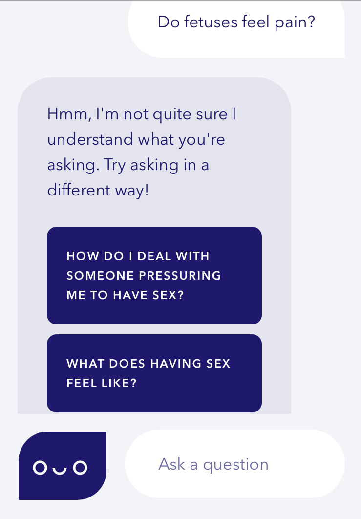 Planned Parenthood’s New Sex Chat Bot Targets Young Teens, Gives ...