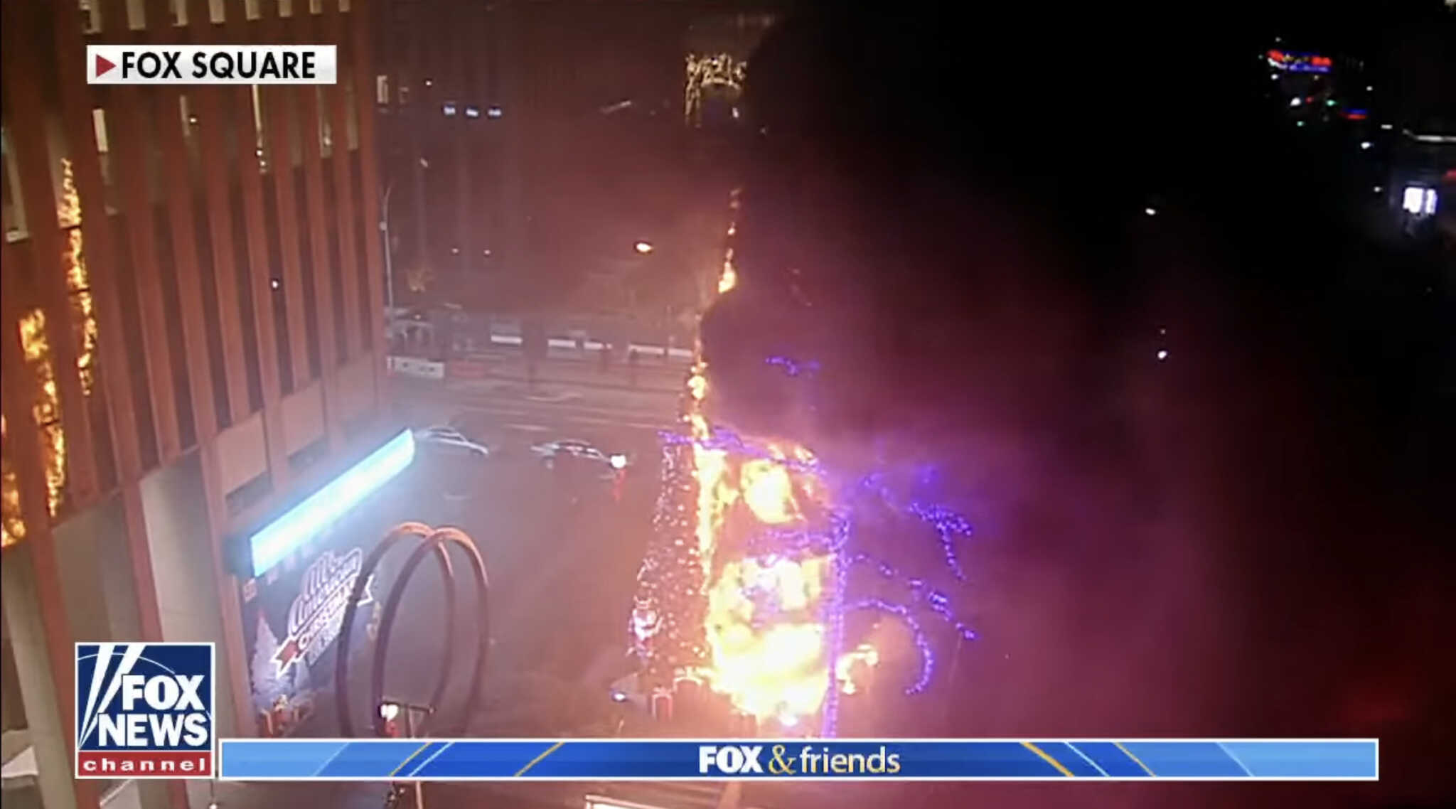 Police Make Arrest After Fox News Christmas Tree Set Ablaze – Faithwire